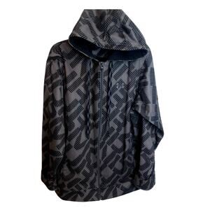 Under Armour Graphic Full Zip Hoodie Size XL Loose